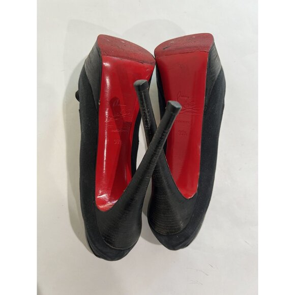Christian Louboutin Black and Red Heels - Picture 6 of 6